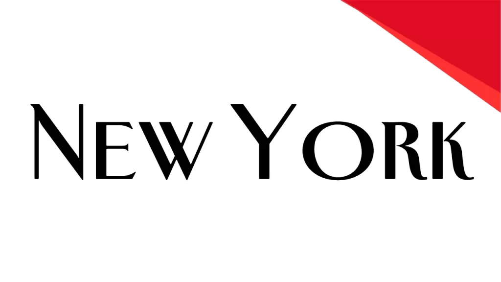 New York Capcut Fonts