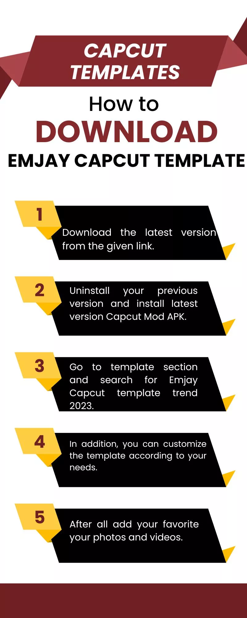 How to Download Emjay Template 2023?